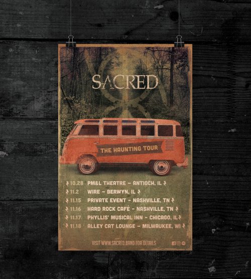 SACRED The Haunting Tour Poster