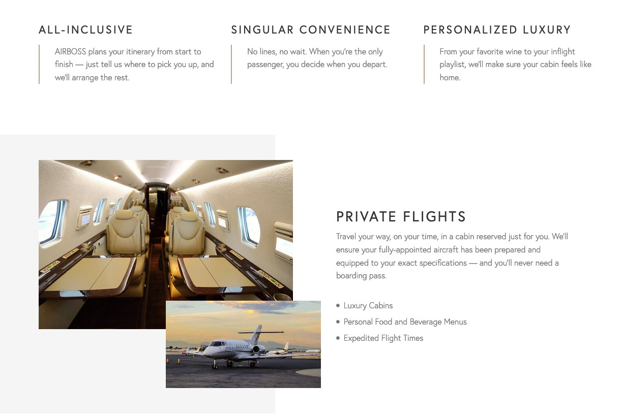 Private Aviation Website