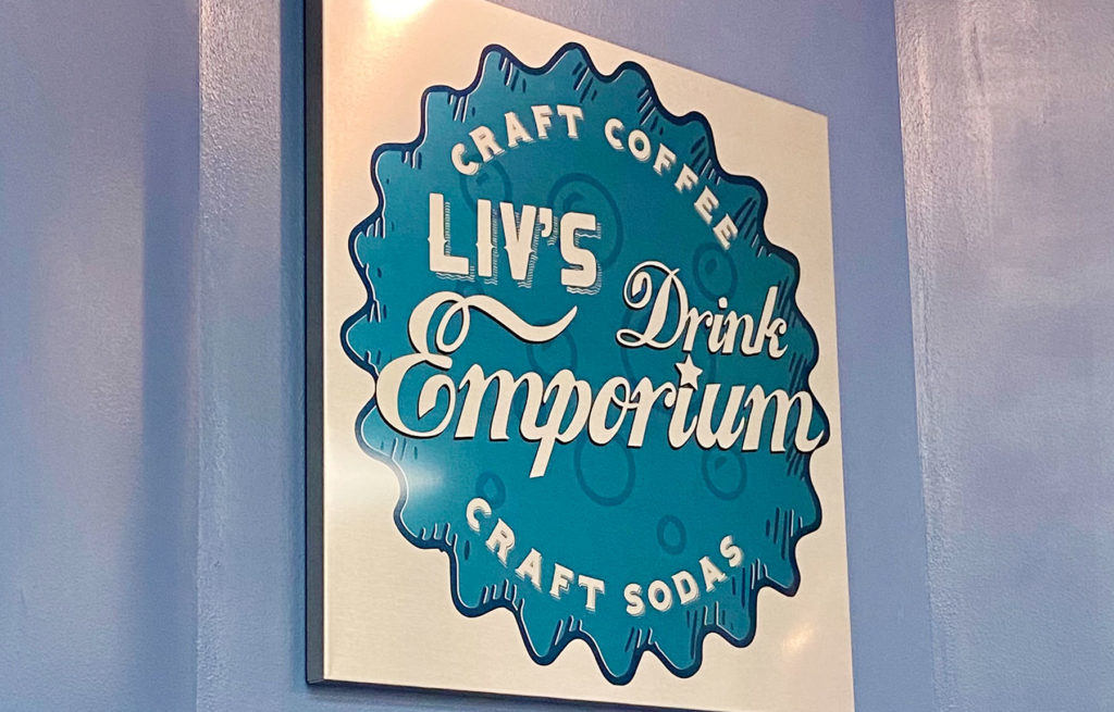 Liv's Drink Emporium Craft Coffee Craft Sodas